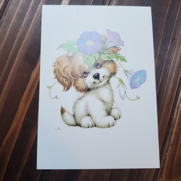 Vintage Ruth Morehead Art 7 Set Postcard 1987 Rare Mint Little Boy Blue & More - Picture 8 of 8